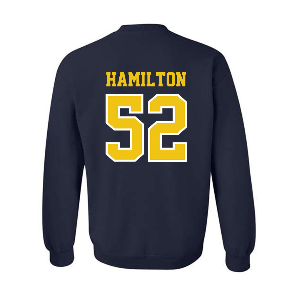 Michigan - NCAA Football : Ace Hamilton - Classic Shersey Crewneck Sweatshirt-1