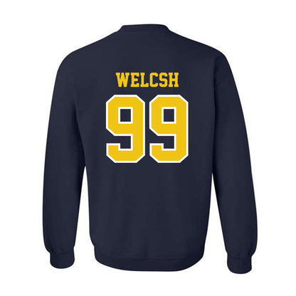 Michigan - NCAA Men's Lacrosse : Jack Welcsh - Classic Shersey Crewneck Sweatshirt-1