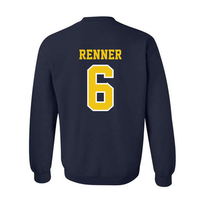 Michigan - NCAA Men's Lacrosse : Tommy Renner - Classic Shersey Crewneck Sweatshirt-1