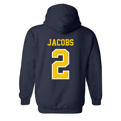 Michigan - NCAA Women's Volleyball : Allison Jacobs - Classic Shersey Hooded Sweatshirt-1
