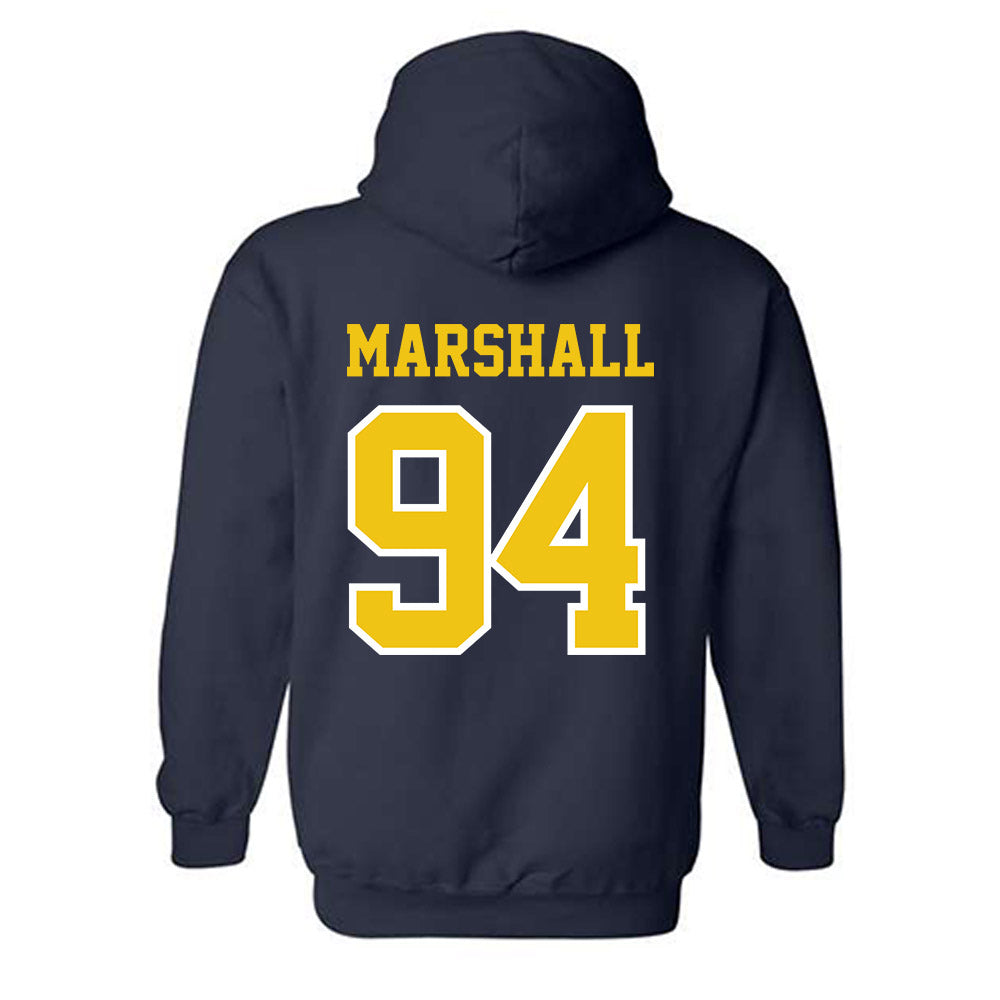 Michigan - NCAA Football : Nate Marshall - Classic Shersey Hooded Sweatshirt-1