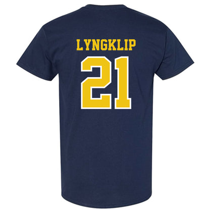 Michigan - NCAA Men's Lacrosse : Ryan Lyngklip - Classic Shersey T-Shirt-1