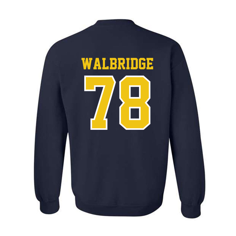 Michigan - NCAA Football : Marky Walbridge - Classic Shersey Crewneck Sweatshirt-1