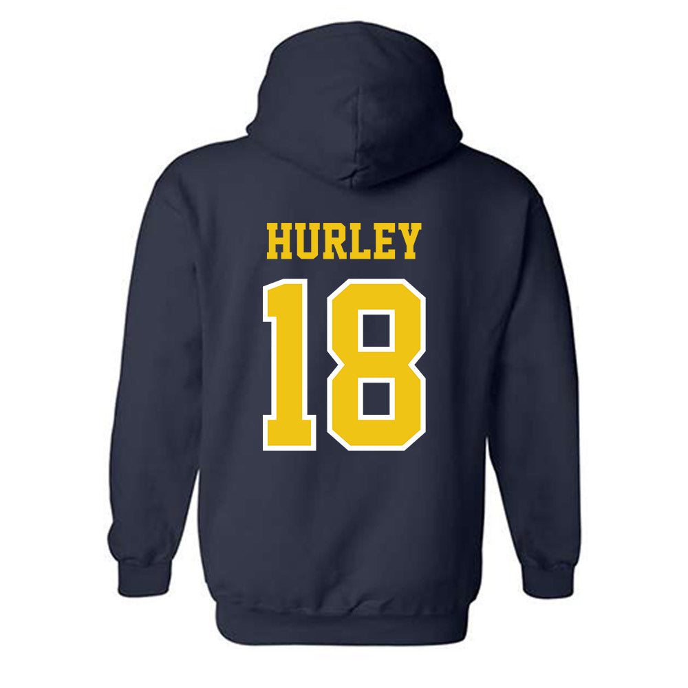Michigan - NCAA Football : Colin Hurley - Classic Shersey Hooded Sweatshirt-1