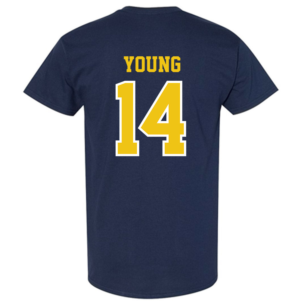 Michigan - NCAA Football : Jordan Young - Classic Shersey T-Shirt-1