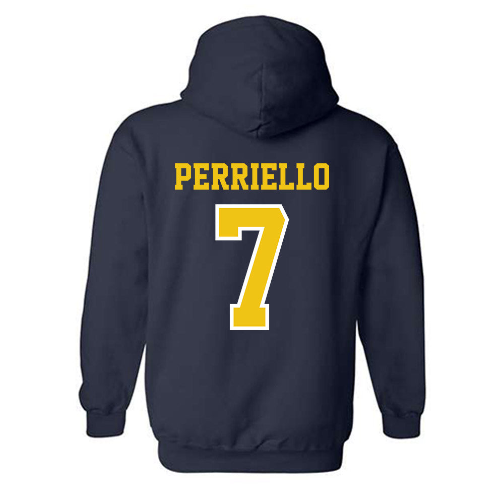 Michigan - NCAA Women's Lacrosse : Olivia Perriello - Classic Shersey Hooded Sweatshirt-1