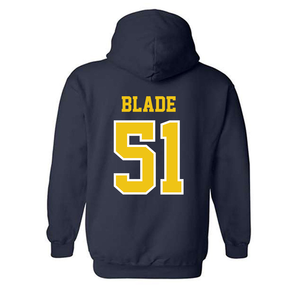 Michigan - NCAA Football : McHale Blade - Classic Shersey Hooded Sweatshirt-1