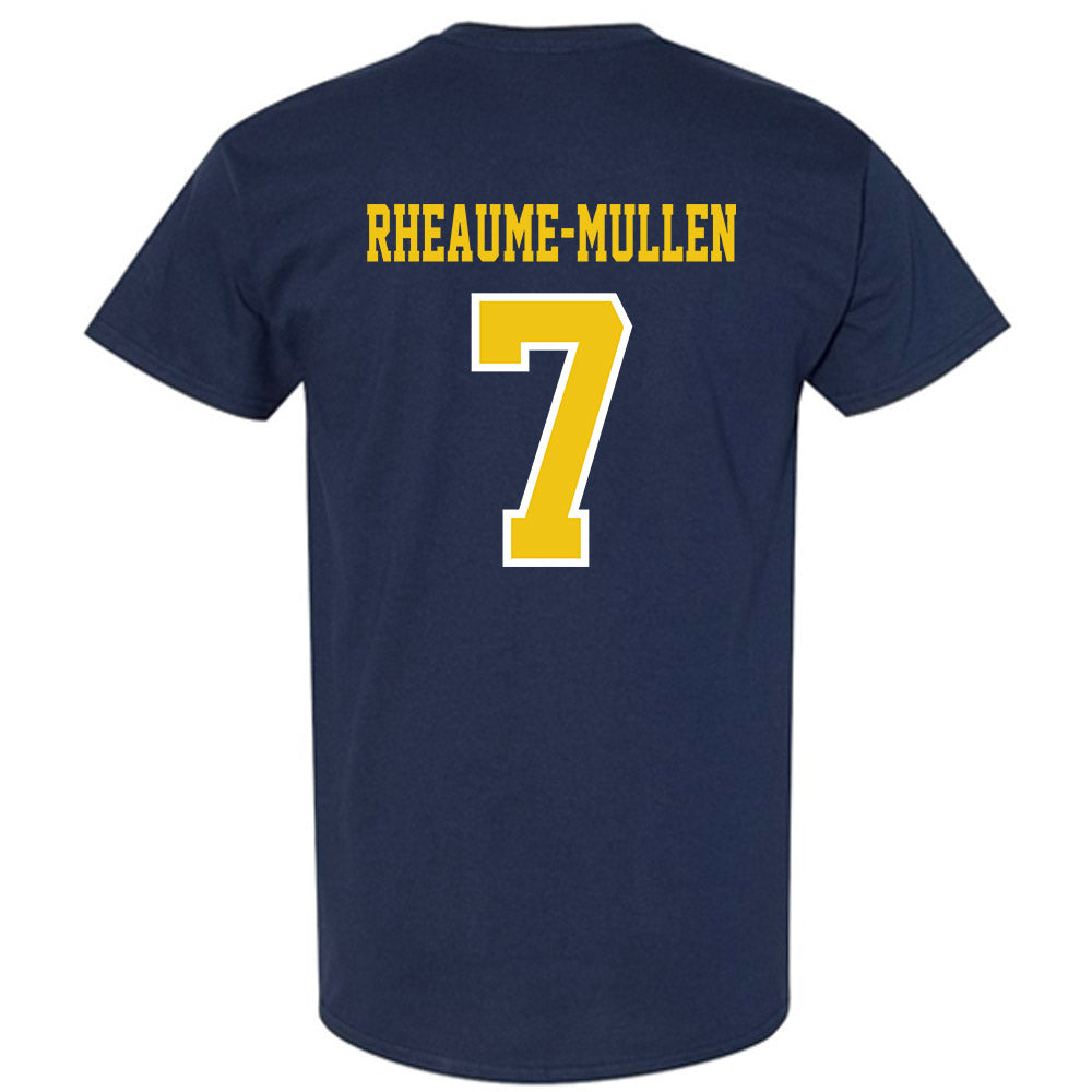 Michigan - NCAA Men's Ice Hockey : Dakoda Rheaume-Mullen - Classic Shersey T-Shirt-1