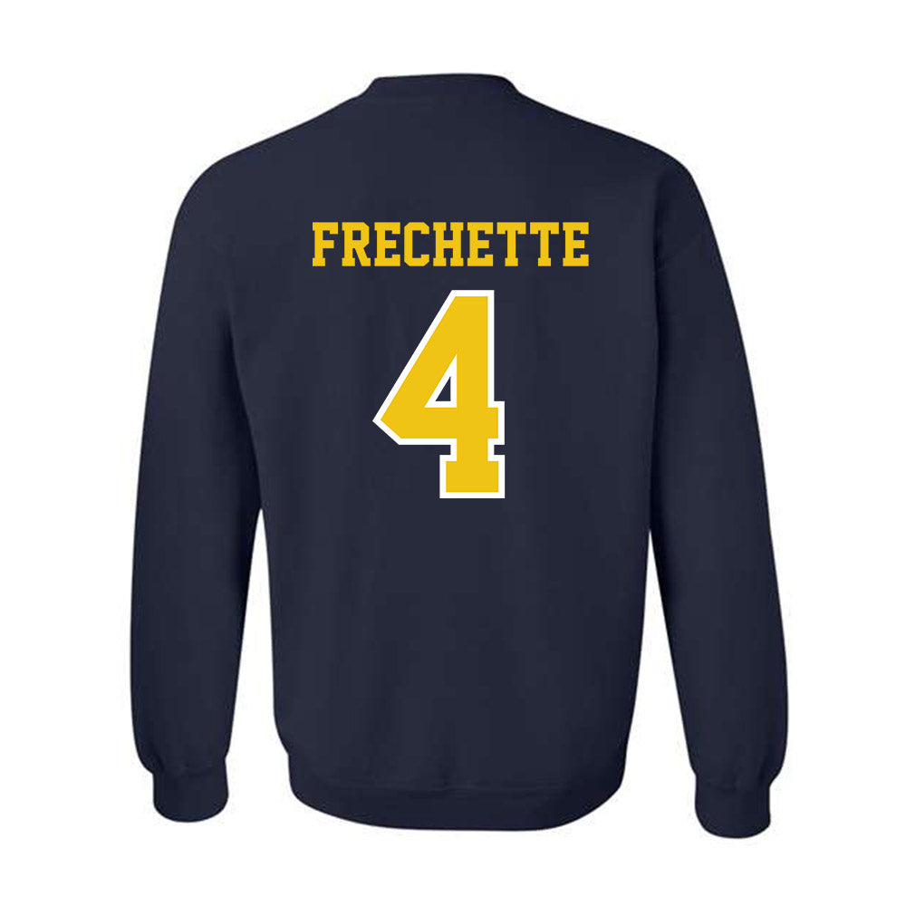 Michigan - NCAA Men's Lacrosse : Michael Frechette - Classic Shersey Crewneck Sweatshirt-1