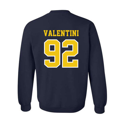 Michigan - NCAA Men's Ice Hockey : Adam Valentini - Classic Shersey Crewneck Sweatshirt-1