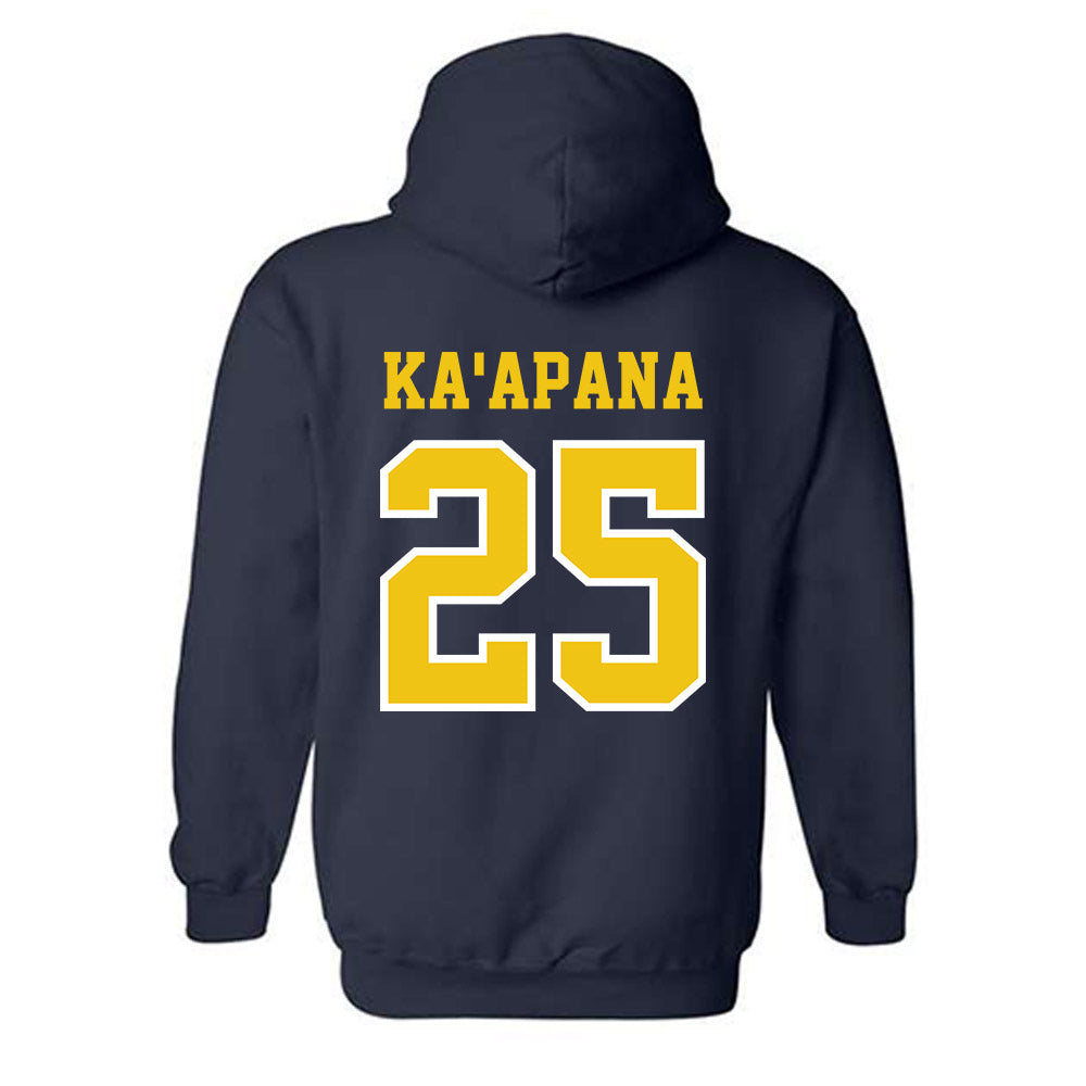 Michigan - NCAA Football : Micah Ka'apana - Classic Shersey Hooded Sweatshirt-1