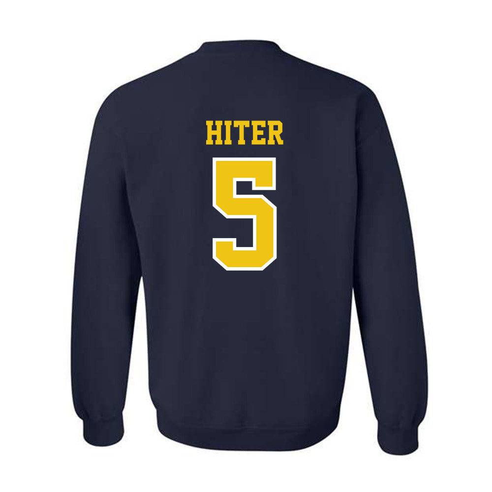 Michigan - NCAA Football : Savion Hiter - Classic Shersey Crewneck Sweatshirt-1