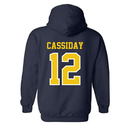 Michigan - NCAA Men's Soccer : Nicholas Cassiday - Classic Shersey Hooded Sweatshirt-1