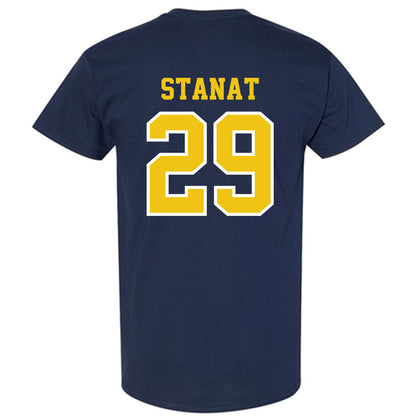 Michigan - NCAA Men's Lacrosse : Lukas Stanat - Classic Shersey T-Shirt-1