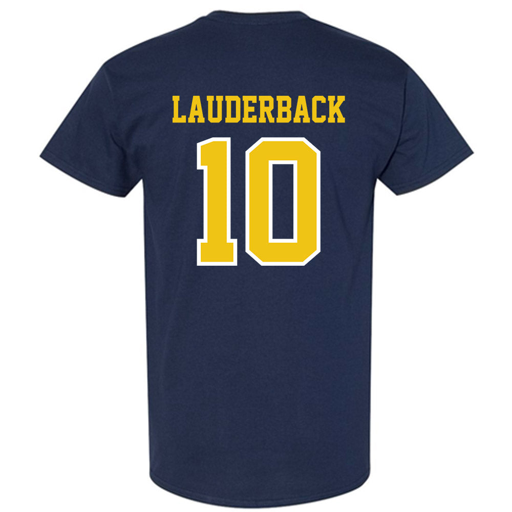 Michigan - NCAA Men's Lacrosse : Nick Lauderback - Classic Shersey T-Shirt-1