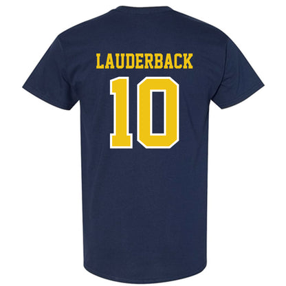 Michigan - NCAA Men's Lacrosse : Nick Lauderback - Classic Shersey T-Shirt-1