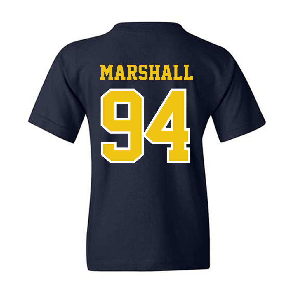 Michigan - NCAA Football : Nate Marshall - Classic Shersey Youth T-Shirt-1