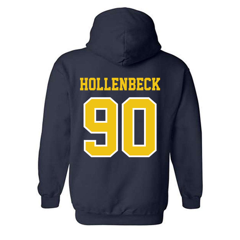 Michigan - NCAA Football : Hudson Hollenbeck - Classic Shersey Hooded Sweatshirt-1