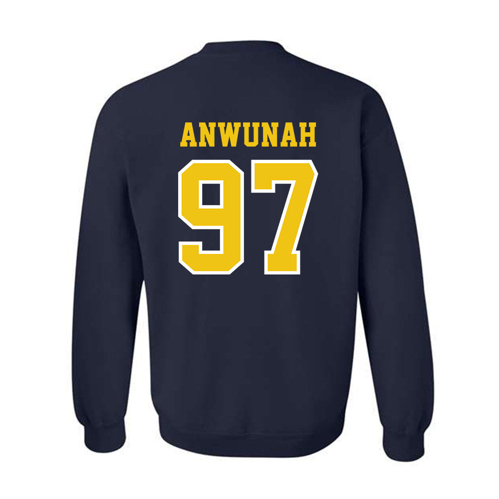 Michigan - NCAA Football : Chibi Anwunah - Classic Shersey Crewneck Sweatshirt-1