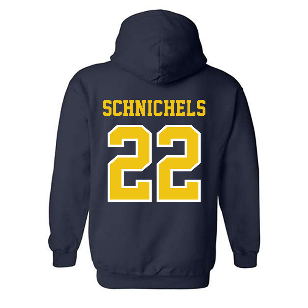 Michigan - NCAA Women's Volleyball : Sydney Schnichels - Classic Shersey Hooded Sweatshirt-1