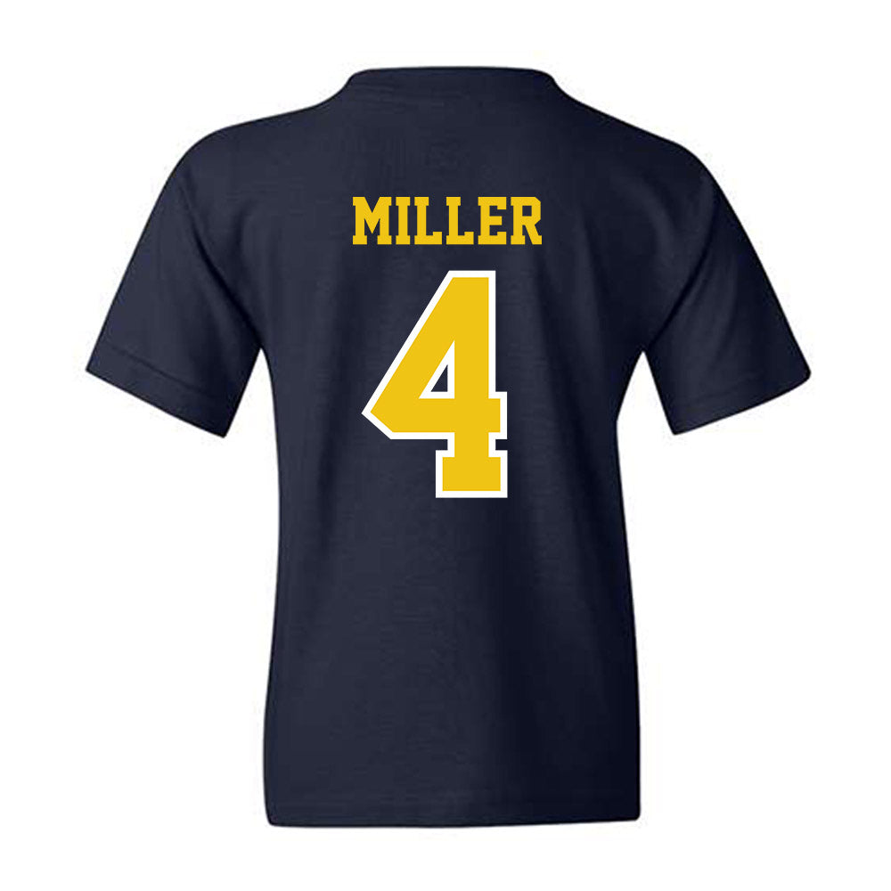 Michigan - NCAA Men's Soccer : Nolan Miller - Classic Shersey Youth T-Shirt-1