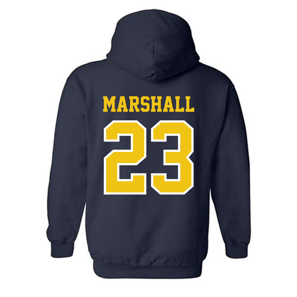 Michigan - NCAA Football : Jordan Marshall - Classic Shersey Hooded Sweatshirt-1