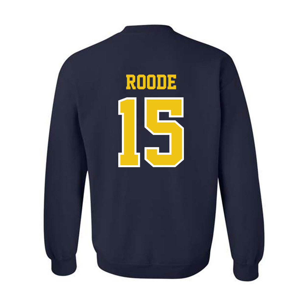 Michigan - NCAA Men's Lacrosse : Nick Roode - Classic Shersey Crewneck Sweatshirt-1