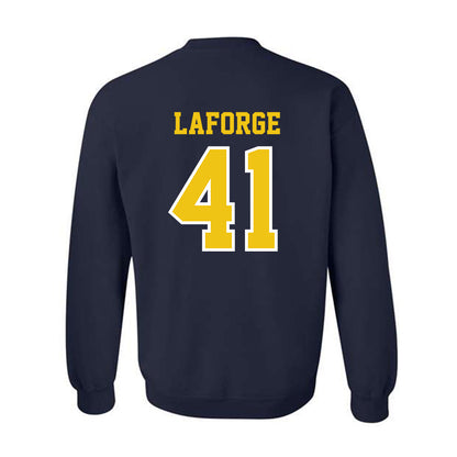 Michigan - NCAA Men's Lacrosse : Lucas Laforge - Classic Shersey Crewneck Sweatshirt-1