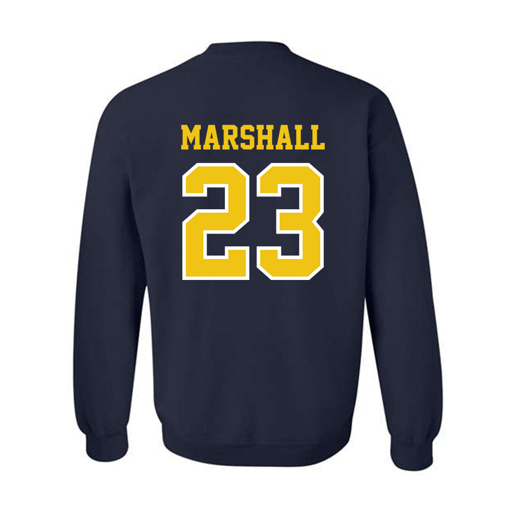 Michigan - NCAA Football : Jordan Marshall - Classic Shersey Crewneck Sweatshirt-1
