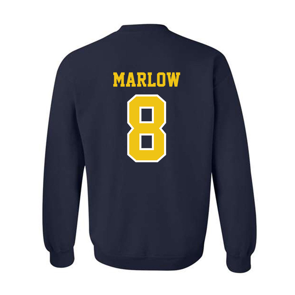 Michigan - NCAA Men's Lacrosse : Jack Marlow - Classic Shersey Crewneck Sweatshirt-1