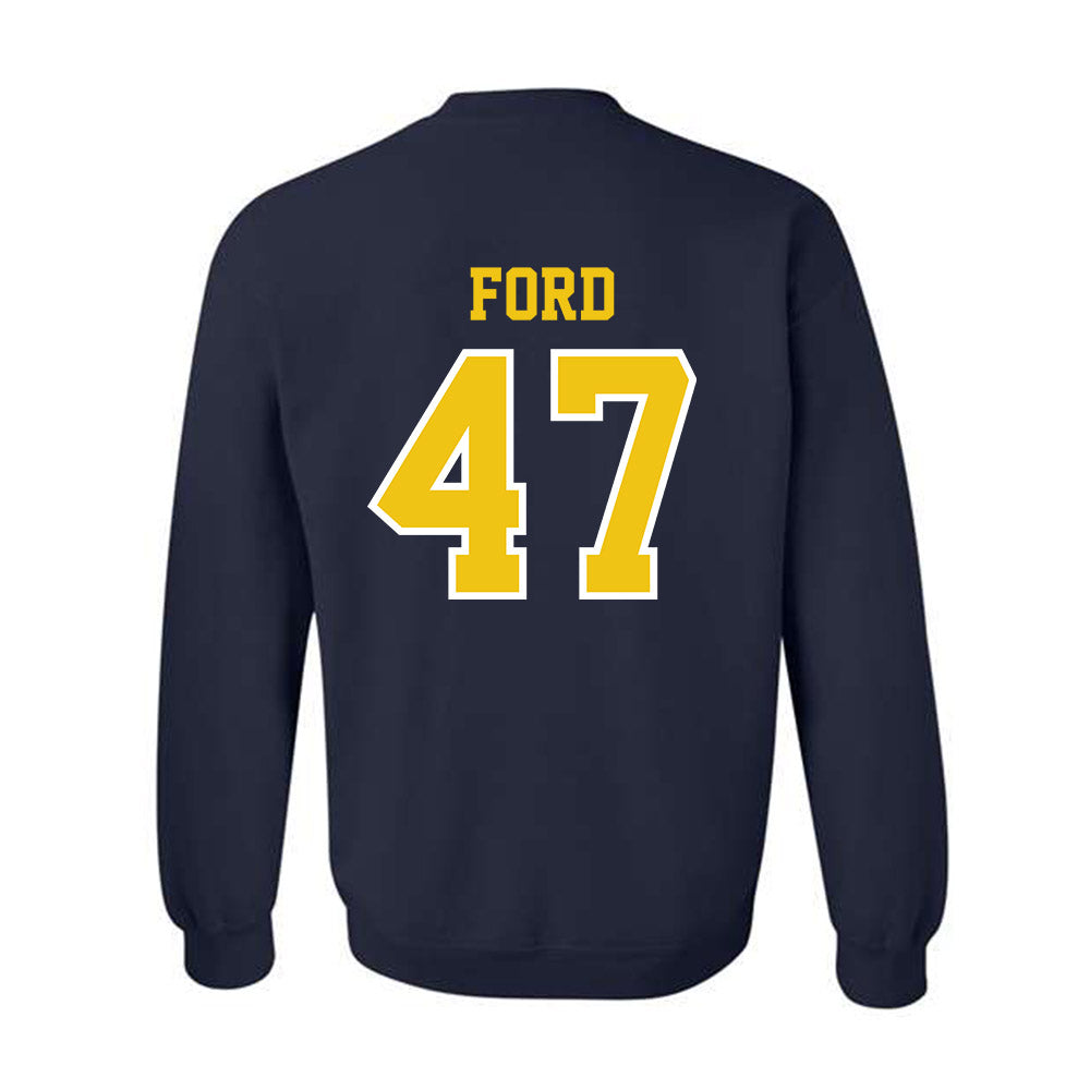 Michigan - NCAA Men's Lacrosse : Josh Ford - Classic Shersey Crewneck Sweatshirt-1