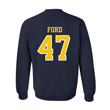 Michigan - NCAA Men's Lacrosse : Josh Ford - Classic Shersey Crewneck Sweatshirt-1