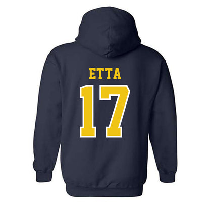 Michigan - NCAA Football : Enow Etta - Classic Shersey Hooded Sweatshirt-1