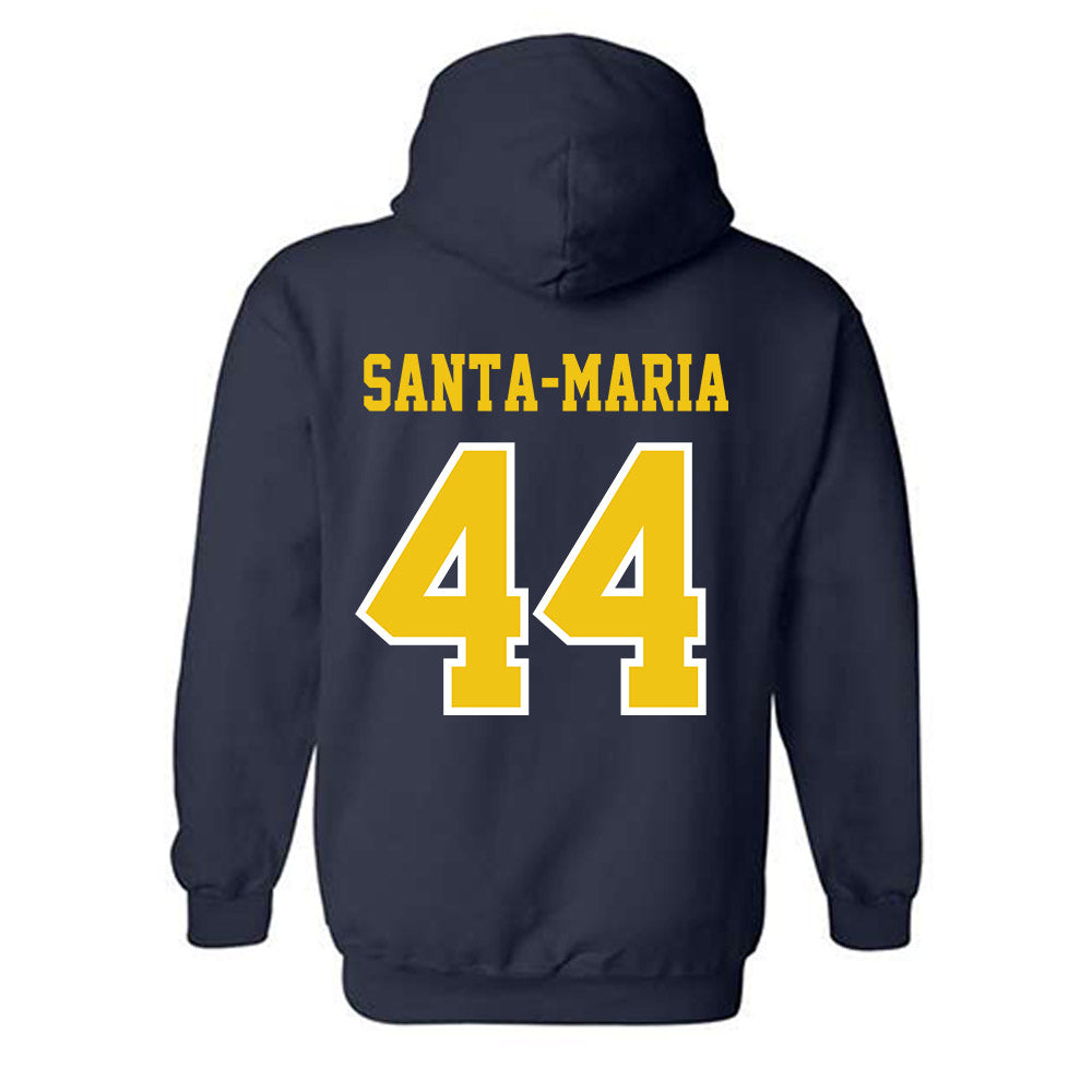 Michigan - NCAA Women's Lacrosse : Maya Santa-Maria - Classic Shersey Hooded Sweatshirt-1