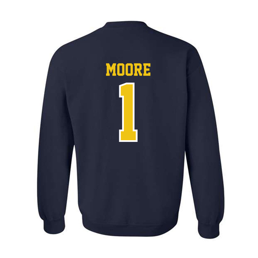 Michigan - NCAA Football : Rod Moore - Classic Shersey Crewneck Sweatshirt-1
