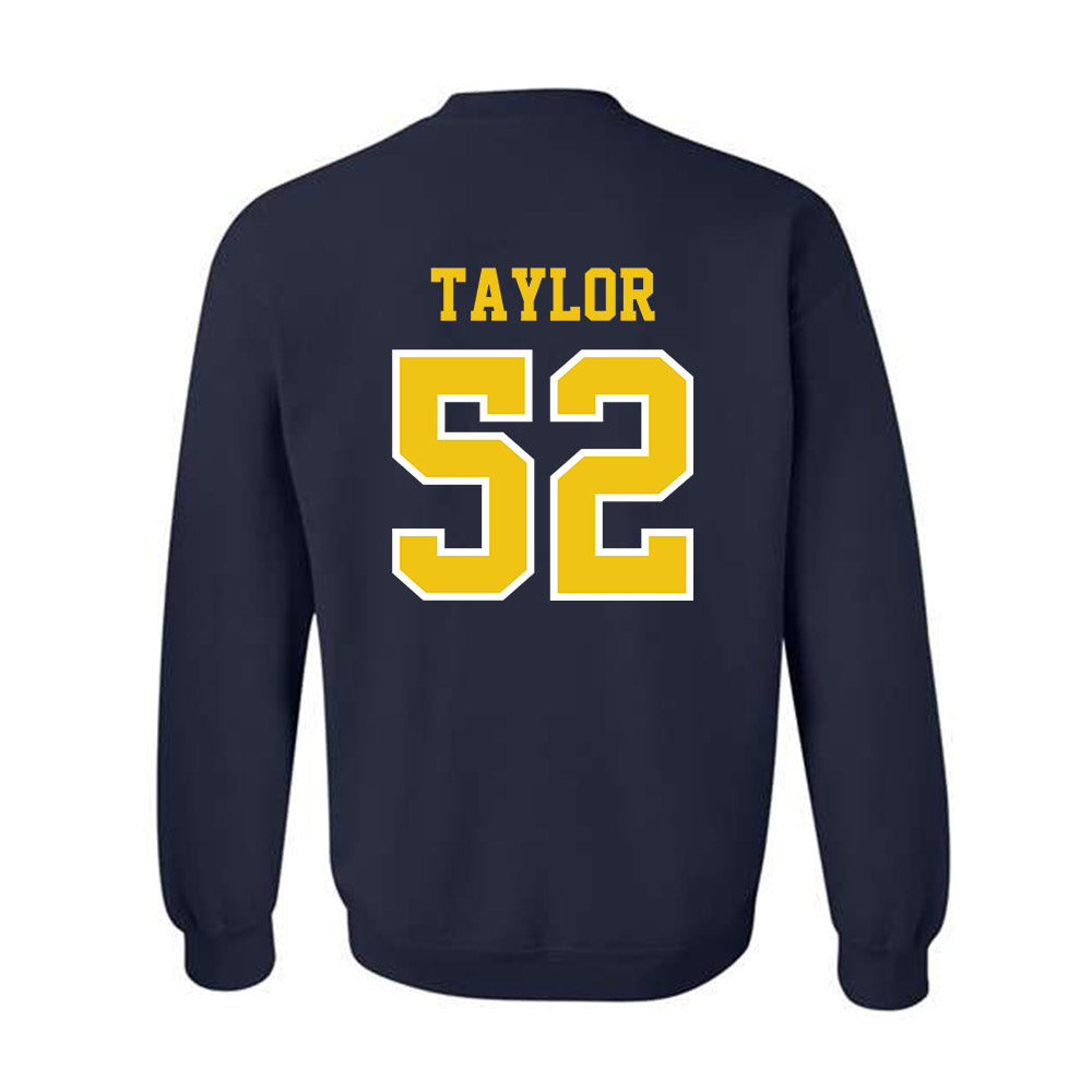 Michigan - NCAA Men's Lacrosse : Hunter Taylor - Classic Shersey Crewneck Sweatshirt-1