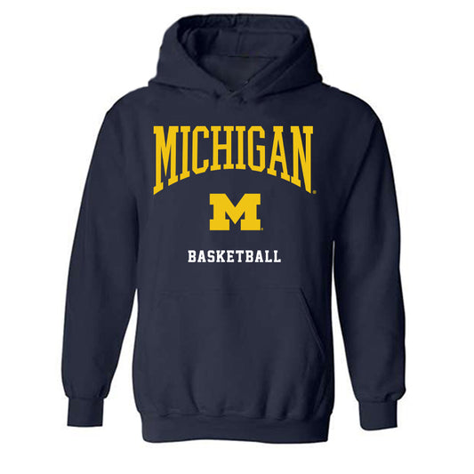 Michigan - NCAA Women's Basketball : Ally VanTimmeren - Classic Shersey Hooded Sweatshirt-0