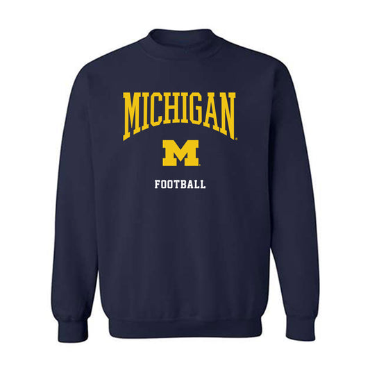 Michigan - NCAA Football : Tariq Boney - Classic Shersey Crewneck Sweatshirt-0