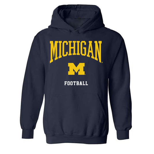Michigan - NCAA Football : Christian Pierce - Classic Shersey Hooded Sweatshirt-0