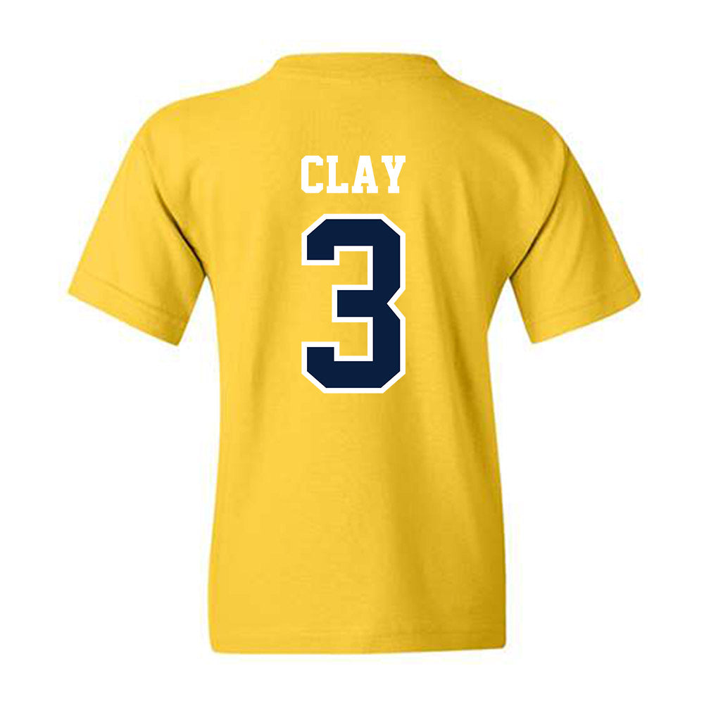 Michigan - NCAA Men's Lacrosse : Rowan Clay - Classic Shersey Youth T-Shirt-1