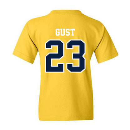 Michigan - NCAA Men's Ice Hockey : Miles Gust - Classic Shersey Youth T-Shirt-1