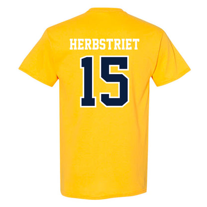 Michigan - NCAA Football : Chase Herbstriet - Classic Shersey T-Shirt-1