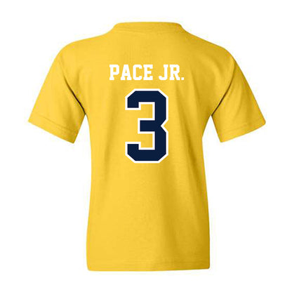 Michigan - NCAA Baseball : Greg Pace Jr. - Classic Shersey Youth T-Shirt-1