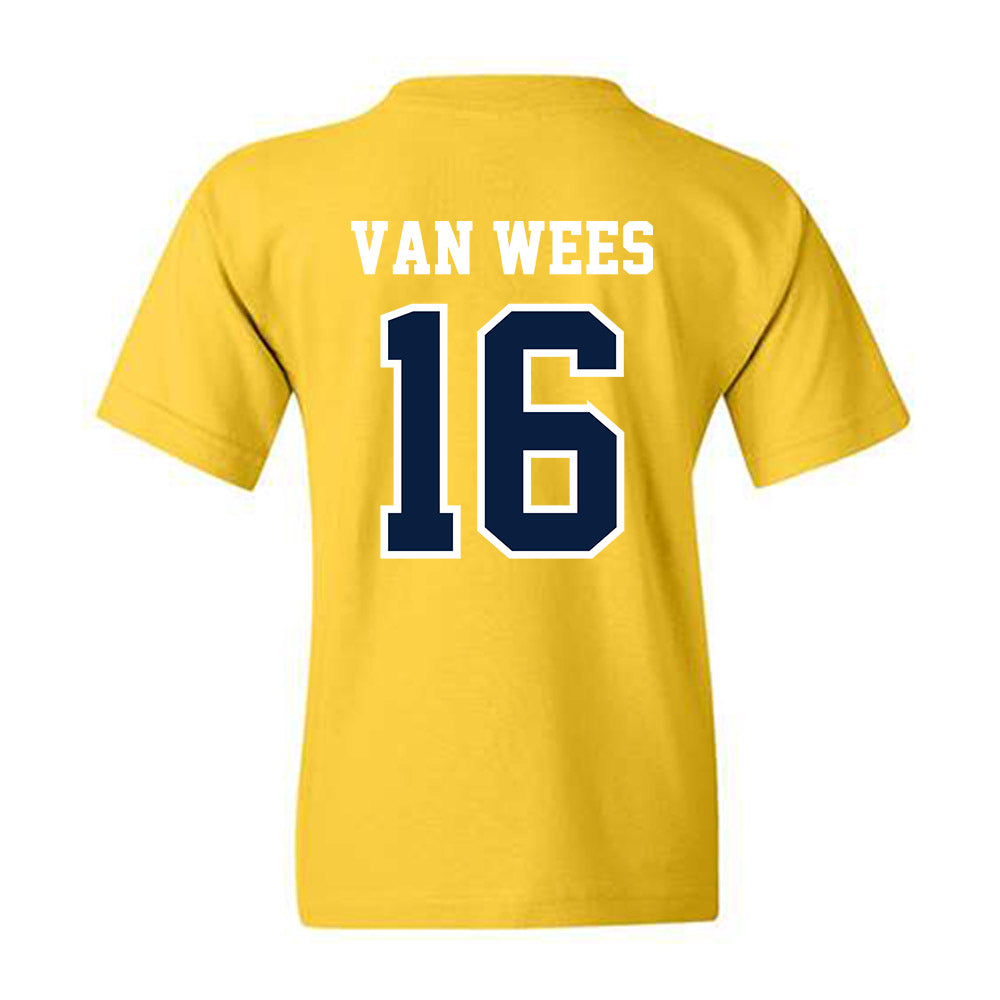 Michigan - NCAA Men's Lacrosse : Kees Van Wees - Classic Shersey Youth T-Shirt-1