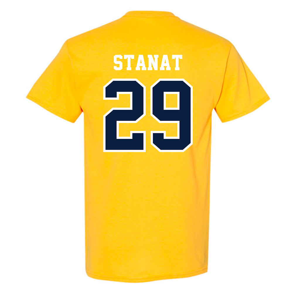 Michigan - NCAA Men's Lacrosse : Lukas Stanat - Classic Shersey T-Shirt-1