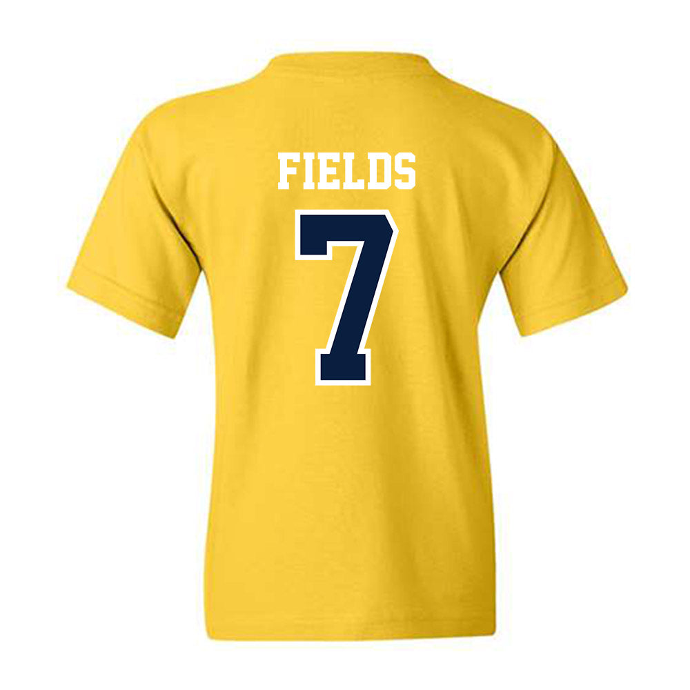Michigan - NCAA Women's Basketball : Jessica Fields - Classic Shersey Youth T-Shirt-1