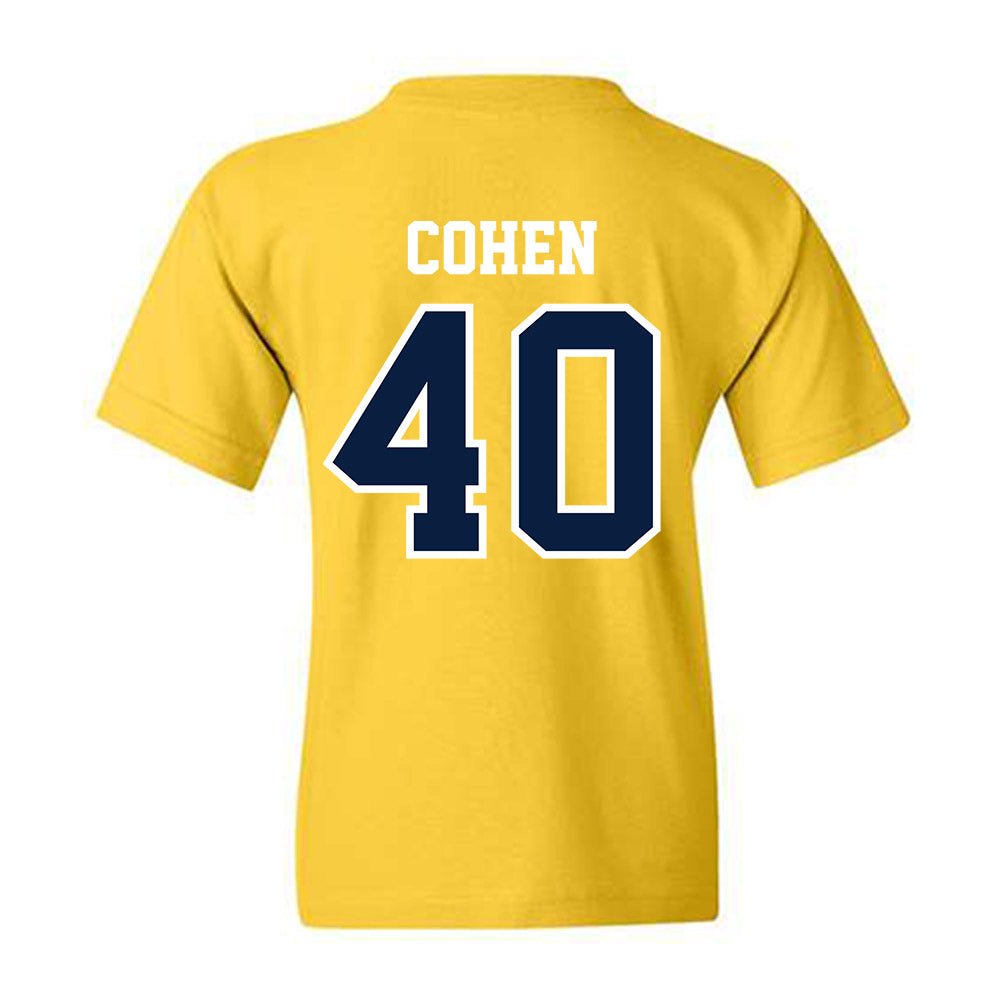 Michigan - NCAA Men's Lacrosse : Ryan Cohen - Classic Shersey Youth T-Shirt-1