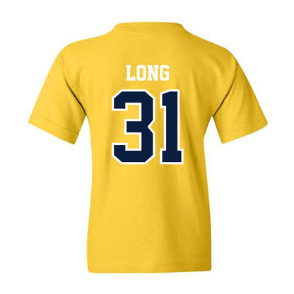 Michigan - NCAA Men's Lacrosse : Jack Long - Classic Shersey Youth T-Shirt-1