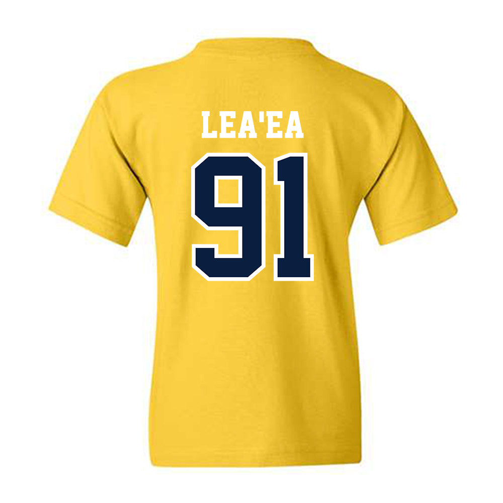 Michigan - NCAA Football : Jonah Lea'ea - Classic Shersey Youth T-Shirt-1