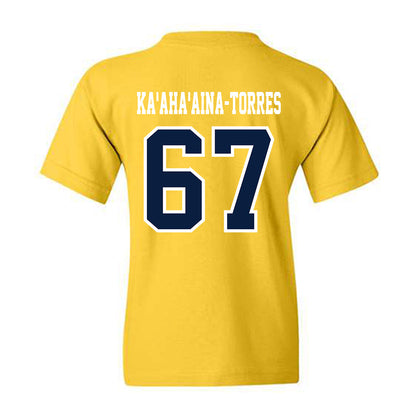 Michigan - NCAA Football : Houston Ka'aha'aina-Torres - Classic Shersey Youth T-Shirt-1